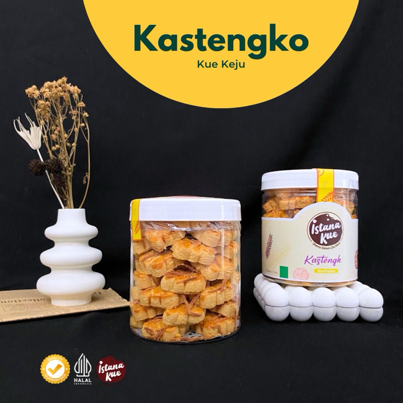 

Kue Kering Istana KASTENGKO KUE KEJU Eco Cookies Stoples Tabung Ulir 500ml