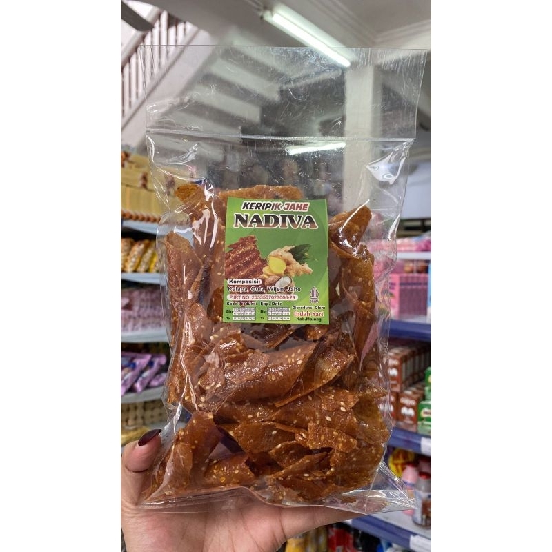 

KRIPIK JAHE NADIVA 250gr