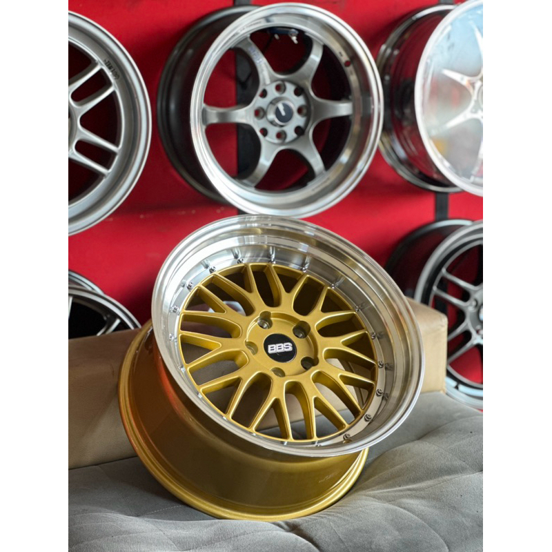 Velg Bbs Lm Gold Lip Polis R18 Kondisi Baru
