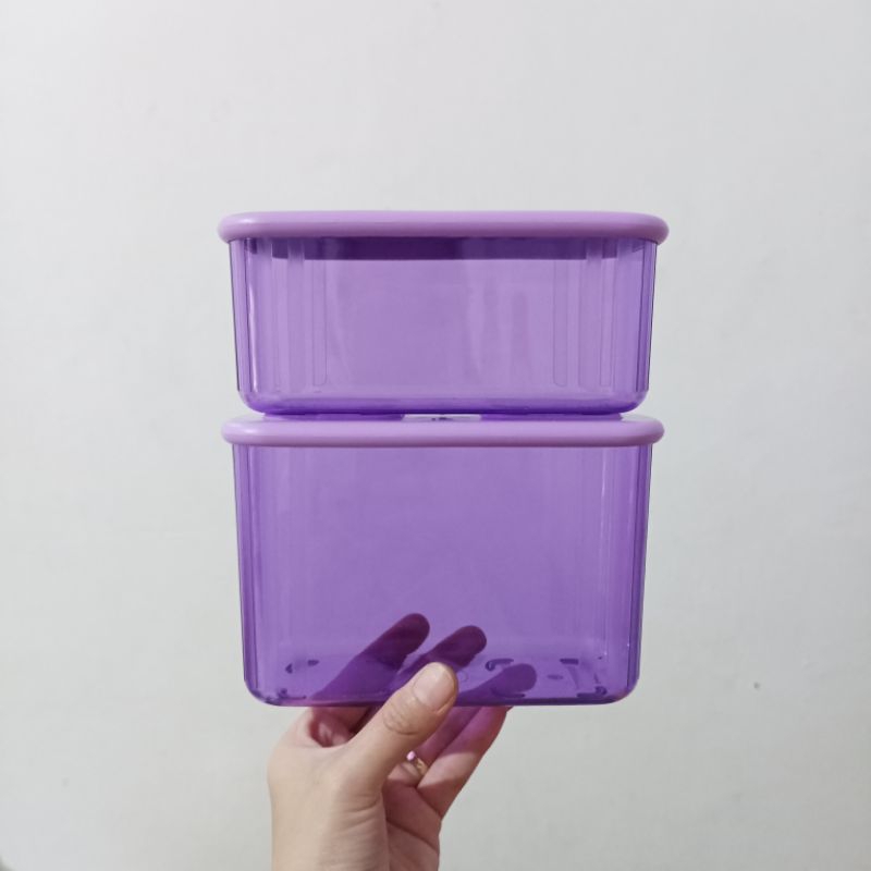 Clear Mate Tupperware - Purple