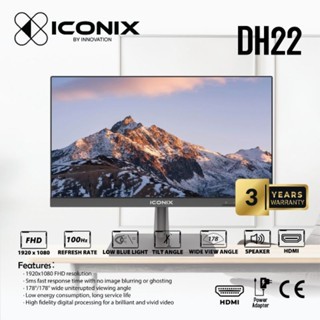 MONITOR LED ICONIX 22INCH SPEAKER HDMI VGA