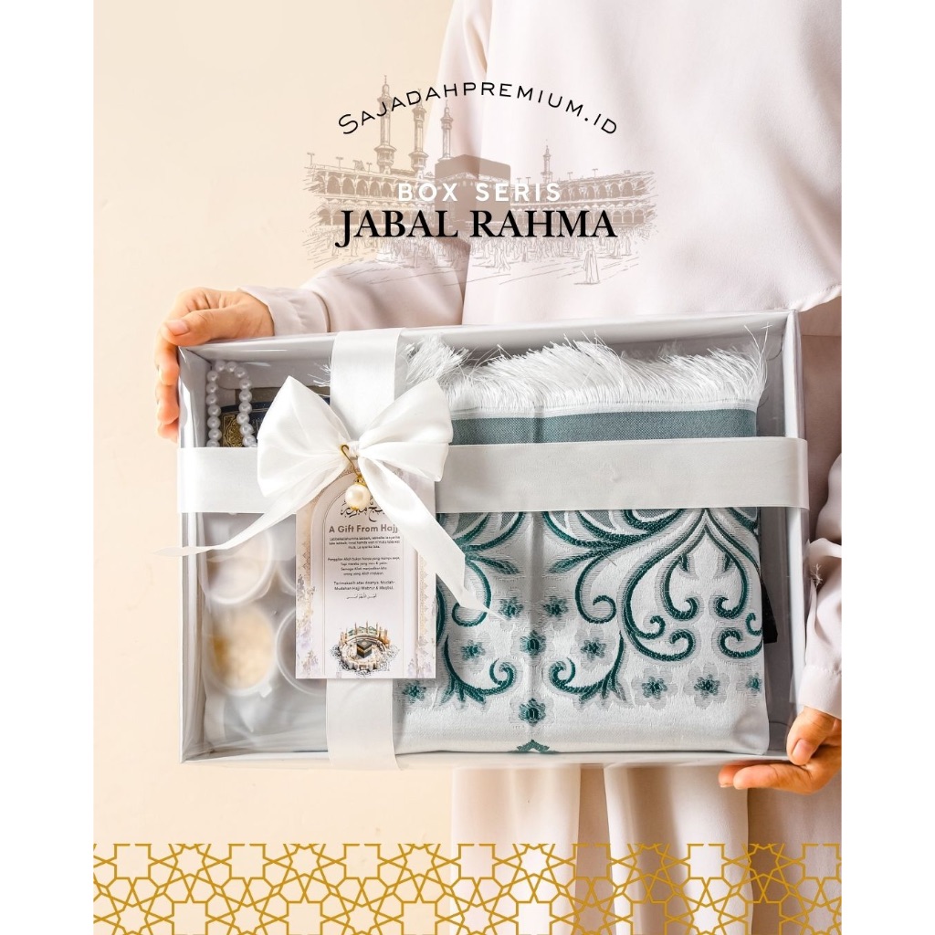 

Hampers Box Exclusive Umrah Haji Sajadah Turkey Quality Oleh Oleh Souvenir Premium Haji