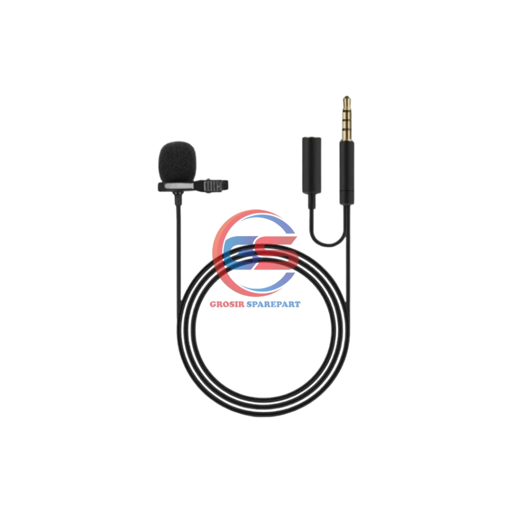 MICROPHONE MIC CLIP ON LAVALIER JH 043 3.5 AUX