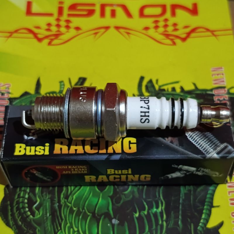 BUSI RACING 2T BP7HS RANDOM RACING HITAM 2T Busi Racing 2T Hitam BP7HS Busi rx king f1zr force sigma