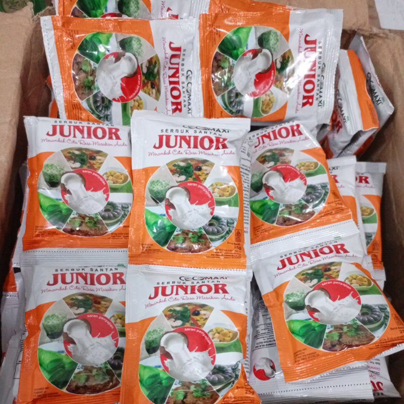

Cocomaxi Santan Bubuk Junior 25gr gr 1 Renteng isi 10Sachet
