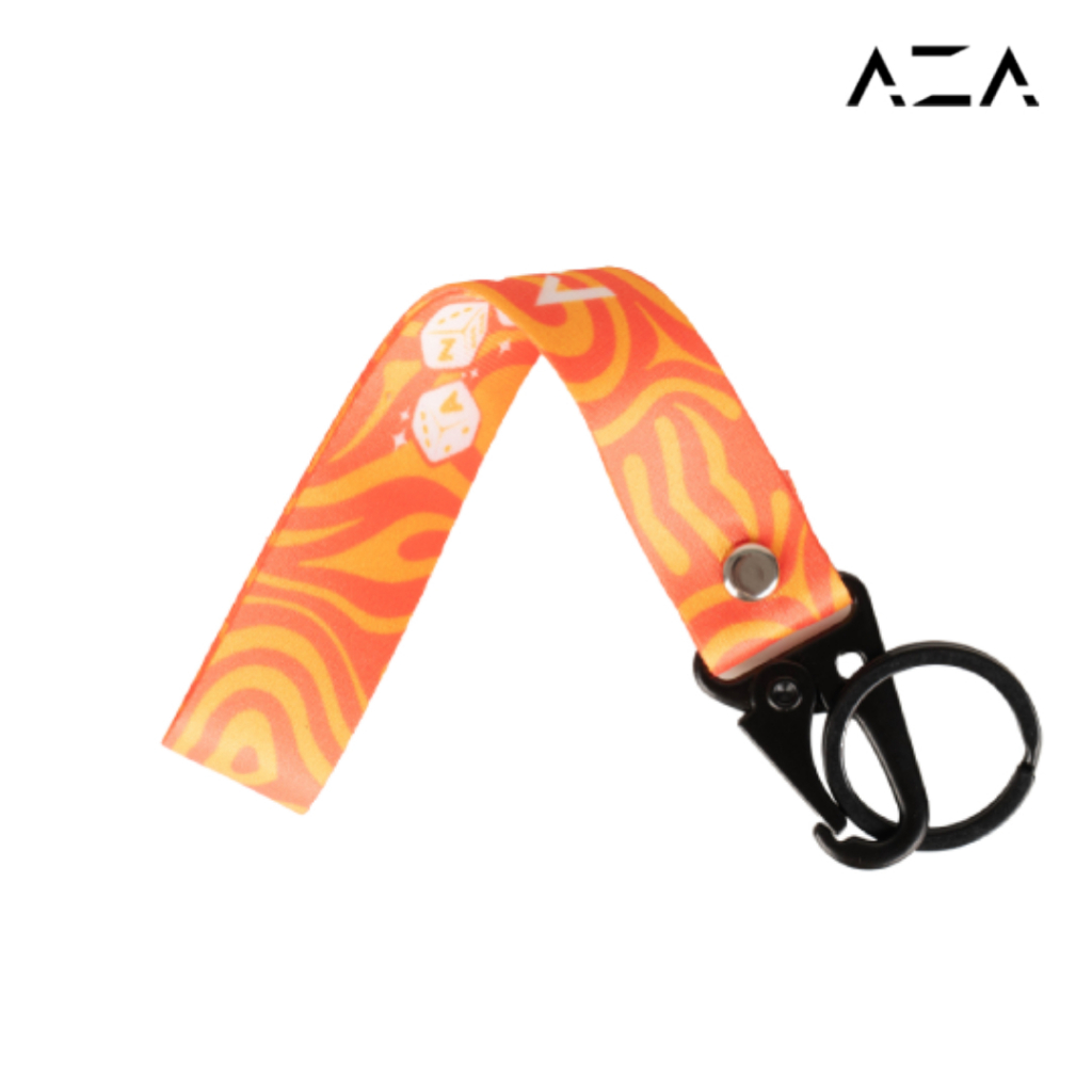 

AZA Dice Mini Lanyard - Orange