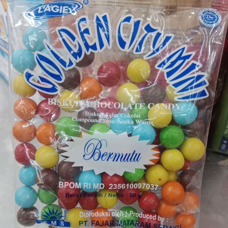 

LAGIE GOLDEN CITY MINI BERMUTU 50GRAM