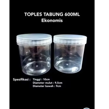 TOPLES TABUNG 600Ml/TOPLES PLASTIK 600 ML