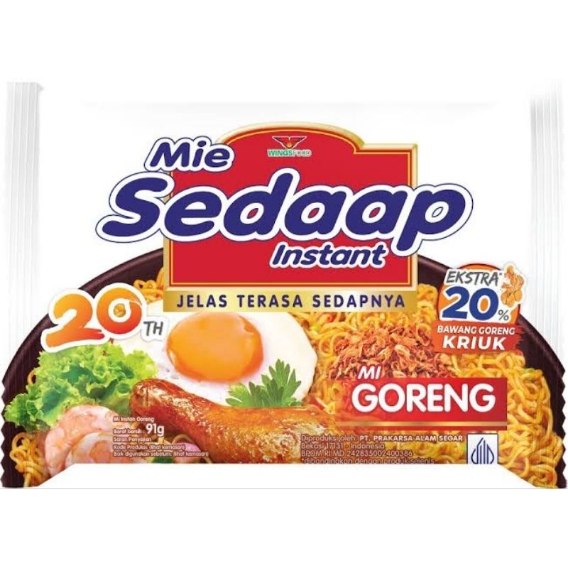 

Mie Sedaap Mi Goreng 90 Gram