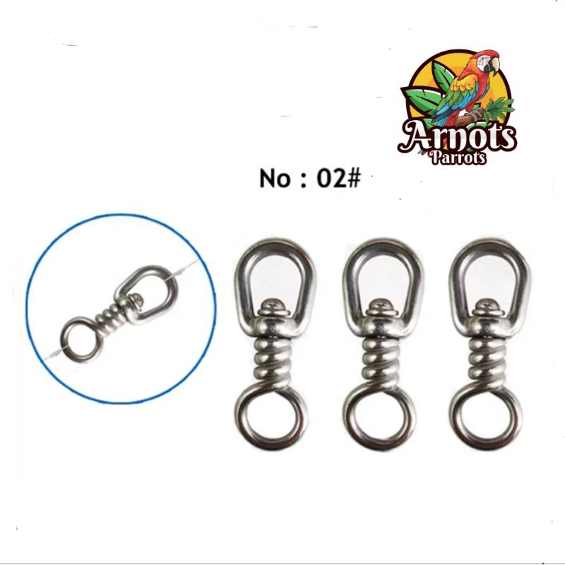 KILI KILI SWIVEL MONSTER UNTUK BURUNG PARROT BESAR