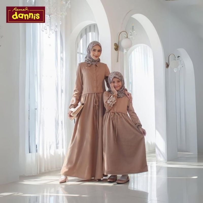 Dannis d'Zoeya Mom and Girl Baju Muslim Couple Dewasa dan Anak-anak