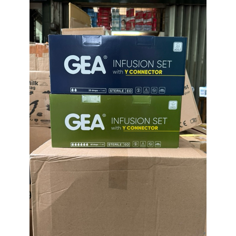 infuset gea type Y dewasa / infuset anak type Y isi 50 / infuset TYPE Y gea isi 50