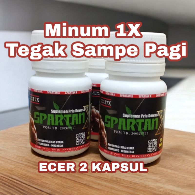SpartanX ECER 2 Kapsul Tetap Mantap