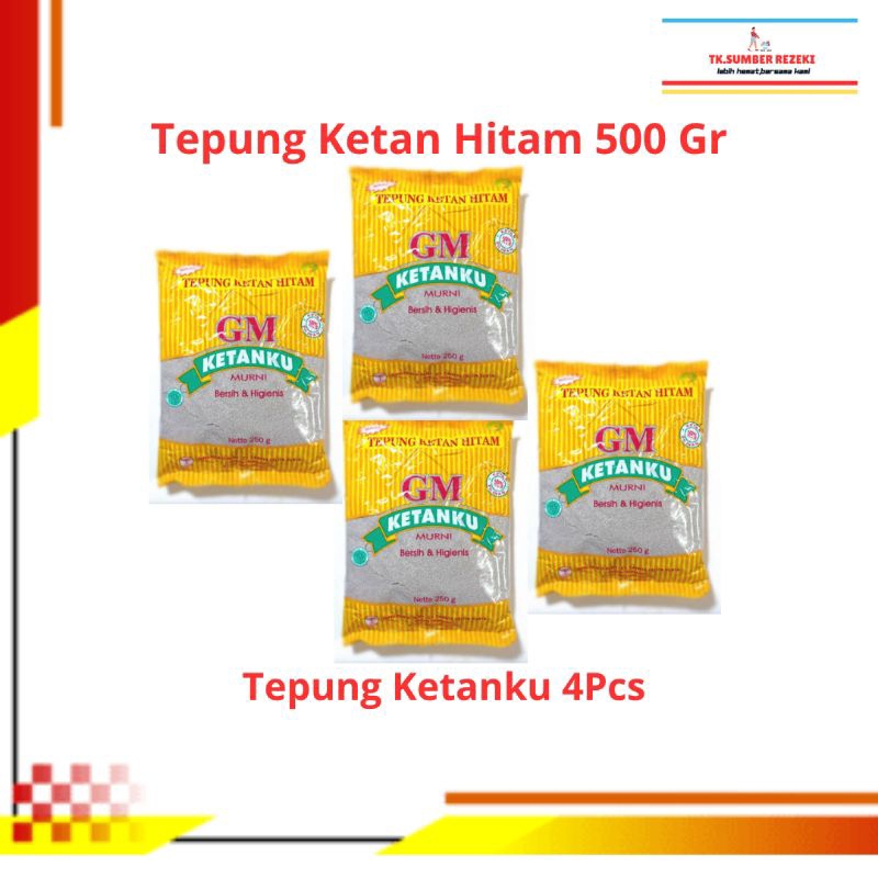 

[PAKET HEMAT ISI 4] Tepung ketan Hitam Ketanku 500 Gr PROMO MURAH