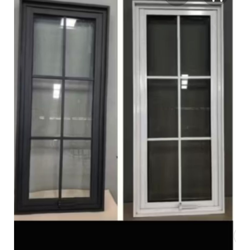 jendela aluminium+ornamen komplit UK L60x120 60x130 60x140 60x150 gratis Peking kayu