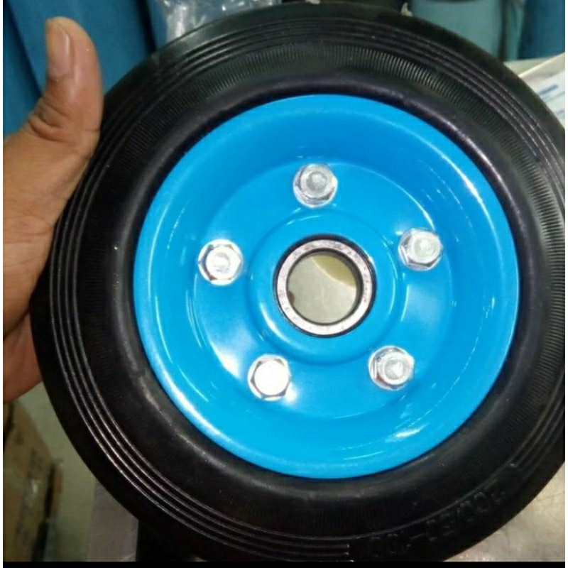 roda karet troli 8 "inch