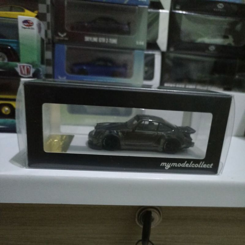 mymodelcollect RWB porsche 930 1/64 black chrome