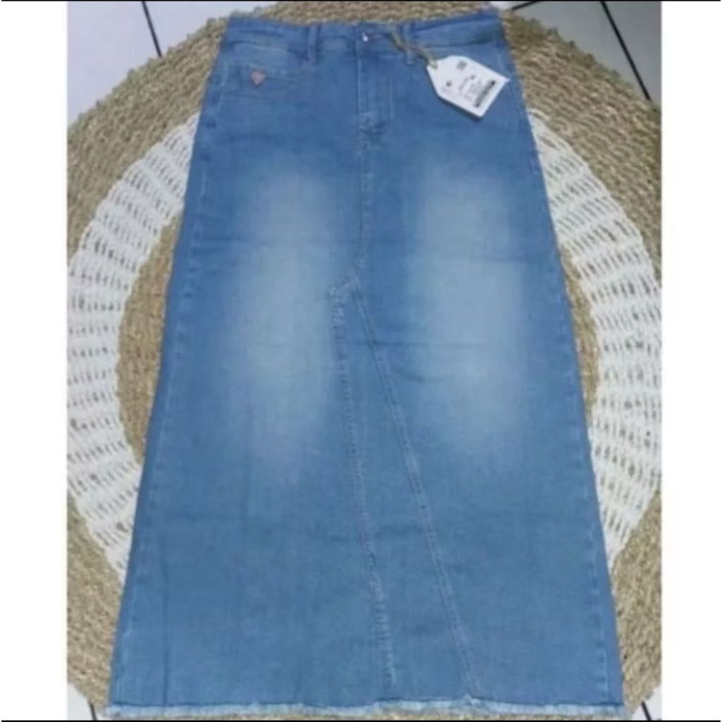 ROK JEANS SPAN // ROK JEANS TERBARU 2025// JUMBO // SPAN KEKINIAN KOOREANSTYLE // PAKAIAN WANITA