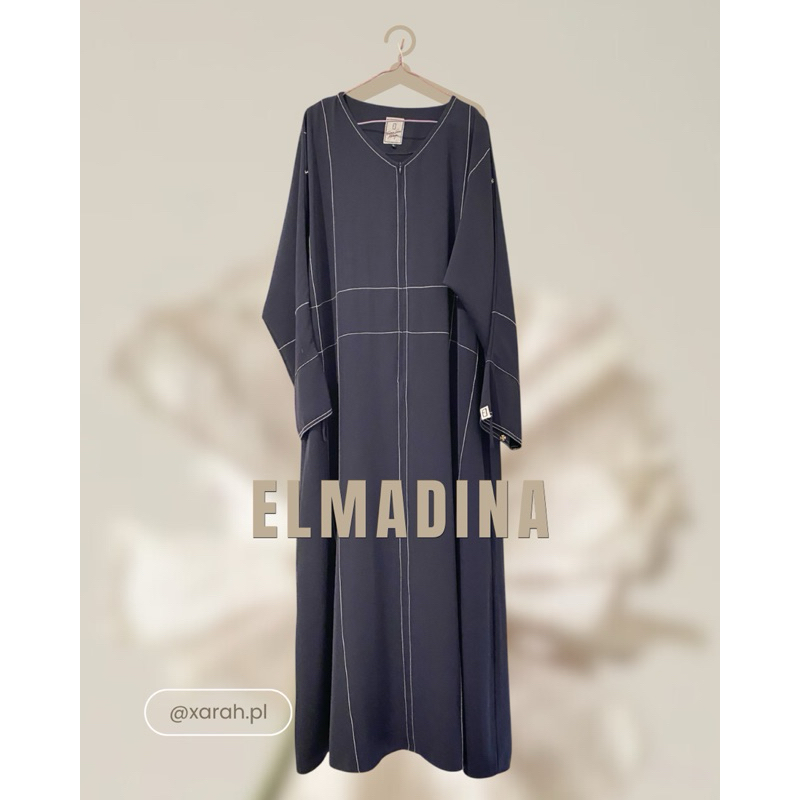 elmadina stitch abaya preloved