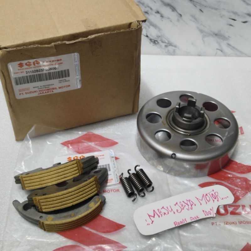 Mangkok ganda+kampas ganda Only Suzuki Smash 110 new Smash 110 old Ori lokal