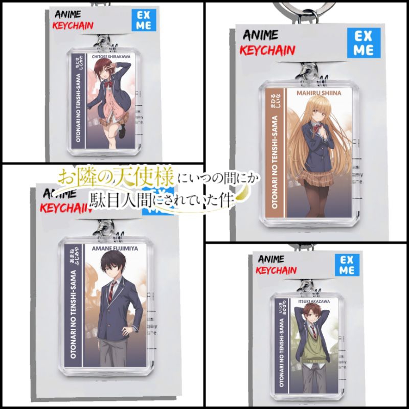 Gantungan Kunci Otonari no Tenshi-sama - Keychain The Angel Next Door Spoils me Rotten - Ganci Anime