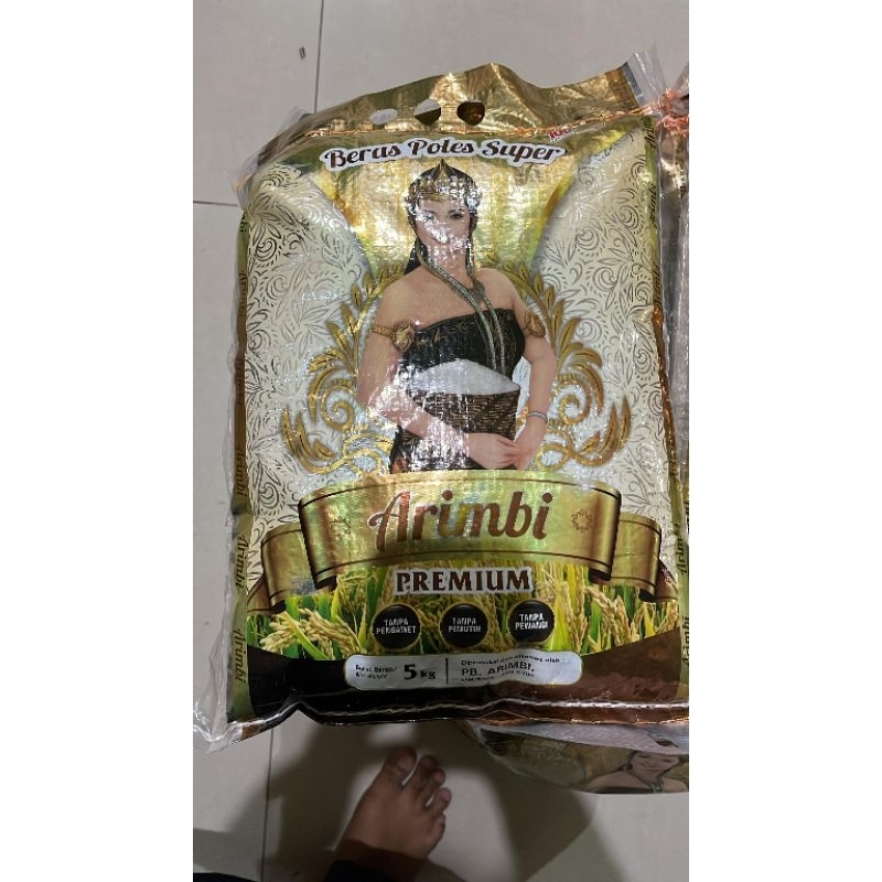 

beras 5kg merk arimbi