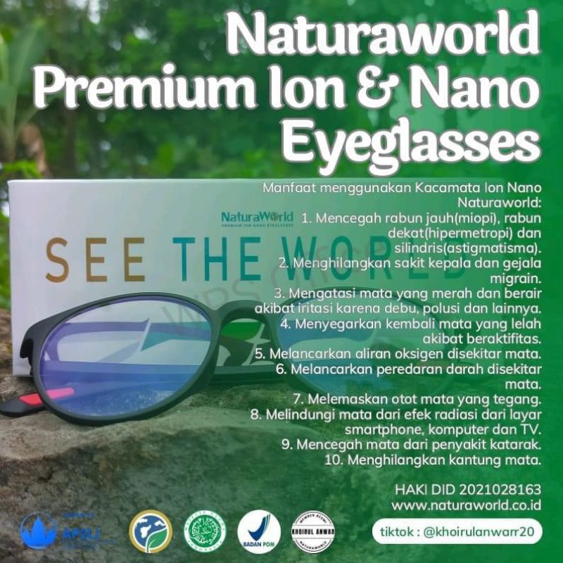 EYEGLASSES  ION NANO NATURA WORLD