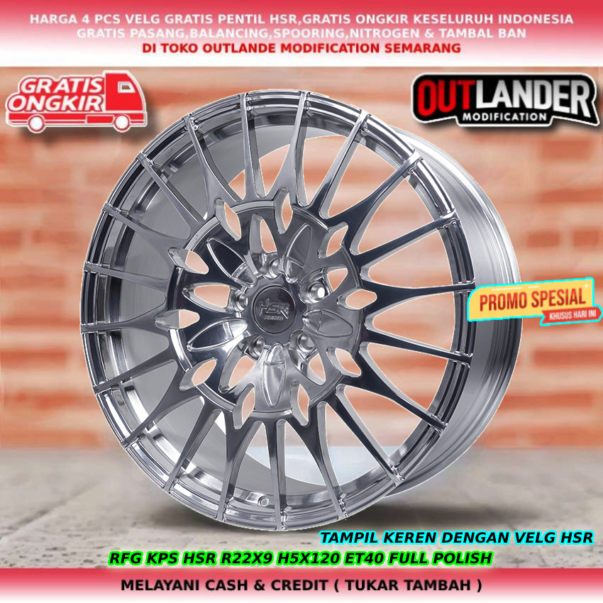 velg mobil r22 velg mobilTouareg Transporter bmw Discovery Rangerover dll velg forged hsr r22 polish
