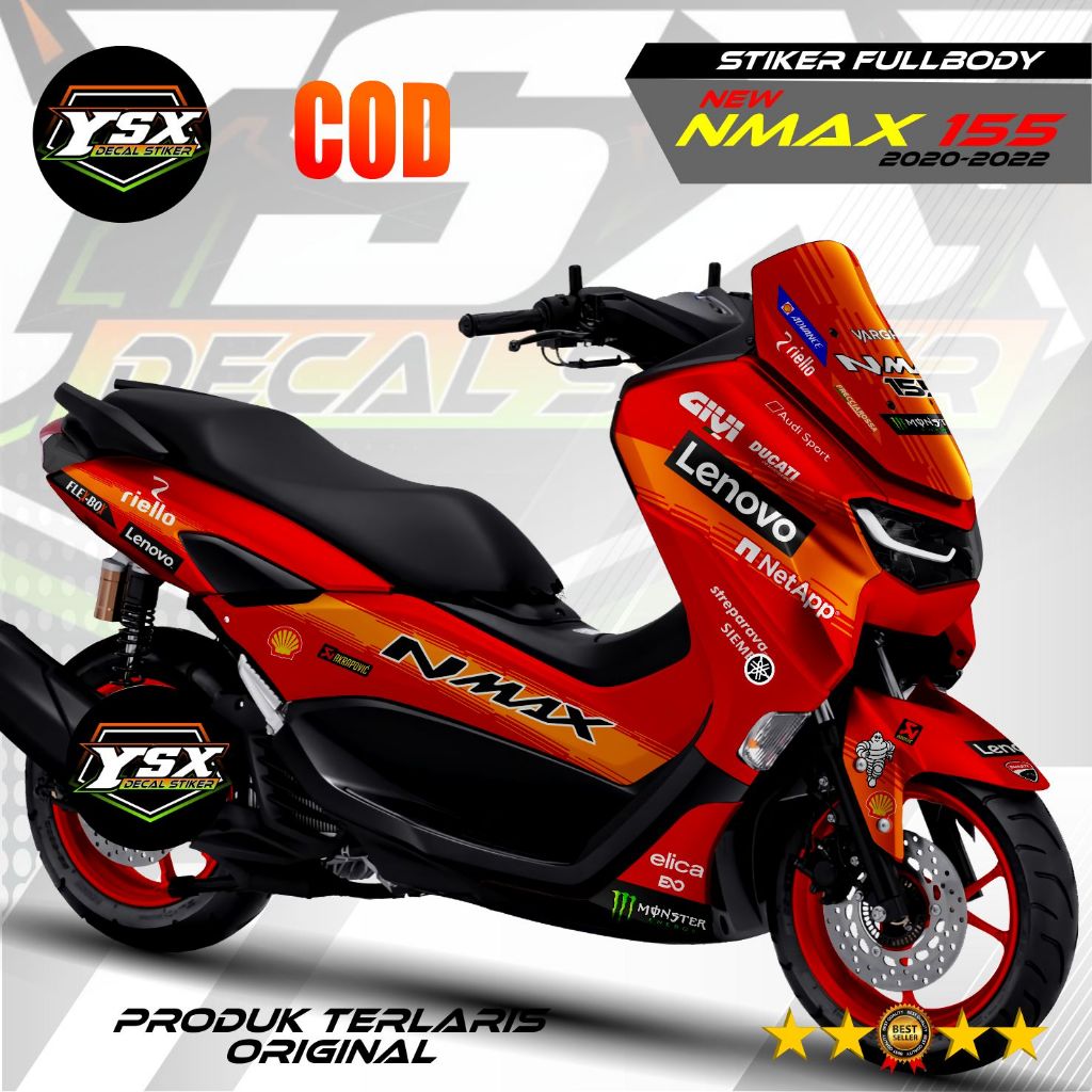 Decal Nmax New 2021 Stiker Fullbody Desain Racing Gp BGT