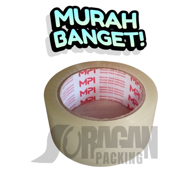 

LAKBAN MPI 45mm x 100yard MURAH KUALITAS PREMIUM ECO