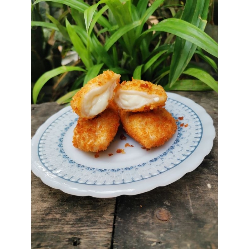 

Cireng isi Keju leleh/ cireng isi