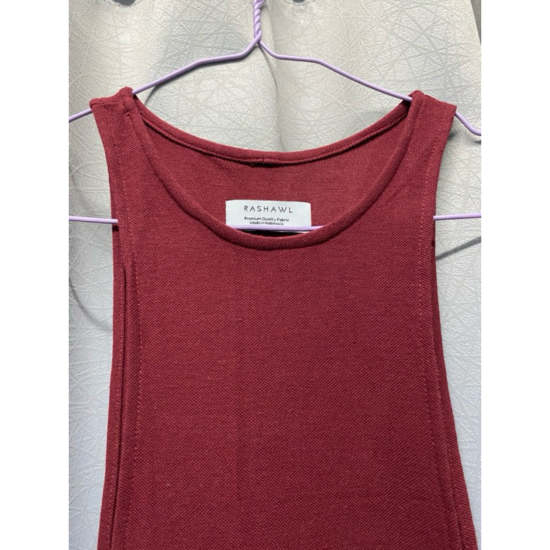 [PRELOVED] Overall dress RASHAWL maroon