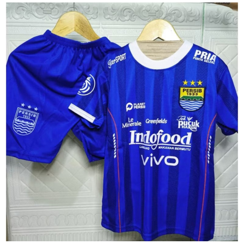 SETELAN JERSEY PERSIB ANAK 2025 Bintang 3 celana bola