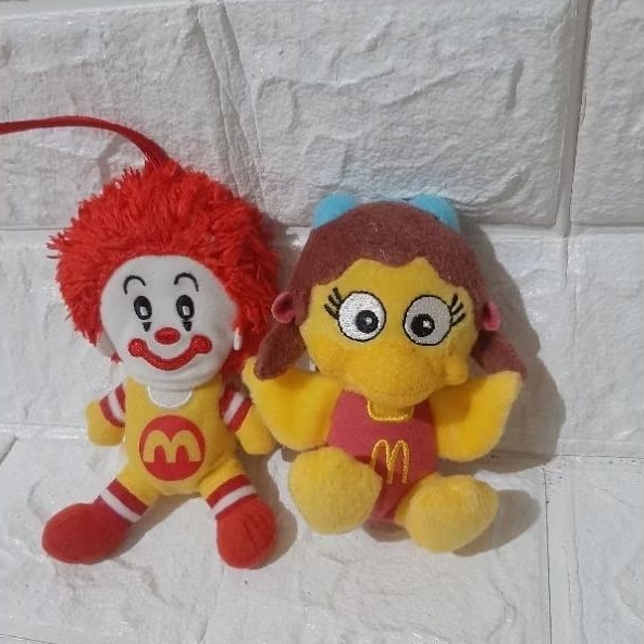 boneka maskot mcd mcdonalds ronald birdie