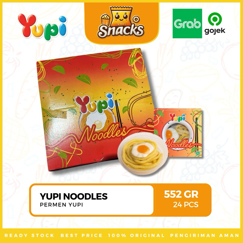 

Lav.Snacks︱Permen Yupi Noodles 552GR - 24 PCS