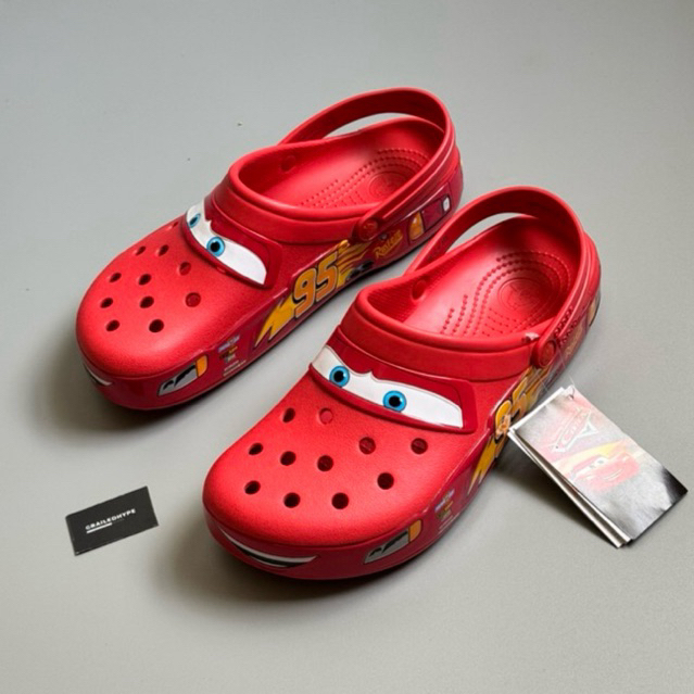 Crocs Classic Clog x Cars Lightning McQueen (100% Original Resmi)