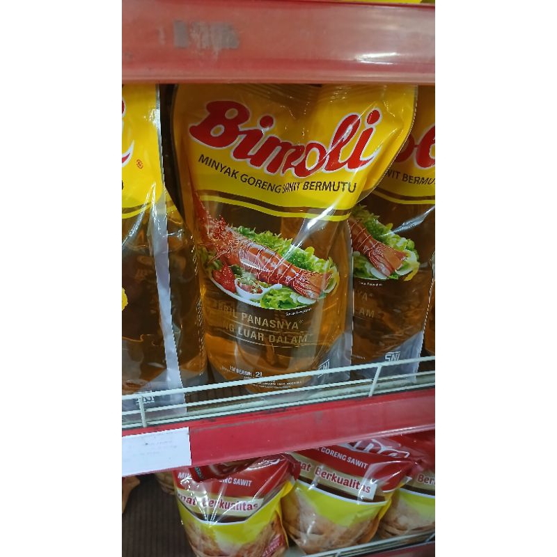 

Minyak goreng BIMOLI 2liter kemasan pouch