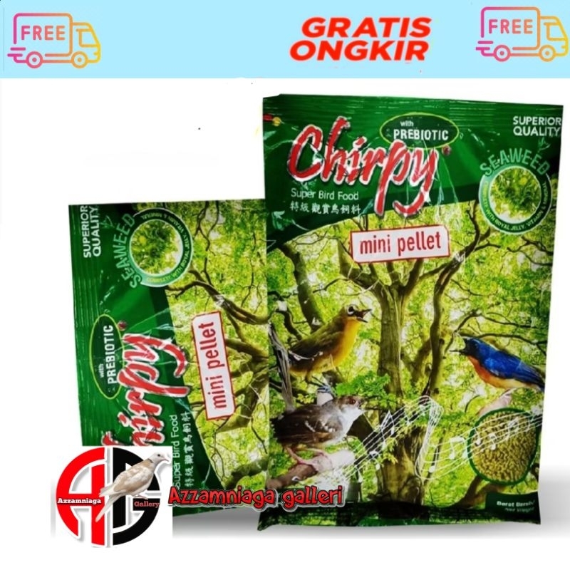 VOER CHIRPY SEAWEED VOER BURUNG PLECI KOLIBRI
