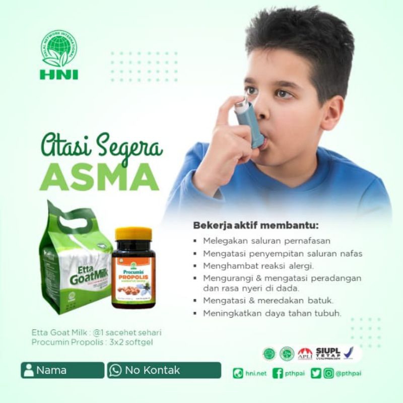 

Herbal Atasi Asma HNI (Sepaket 2 Produk)