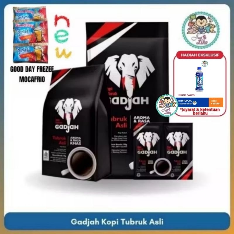 

Kopi Gadjah Tubruk / Good Day Freeze Sachet Renteng dan Pouch