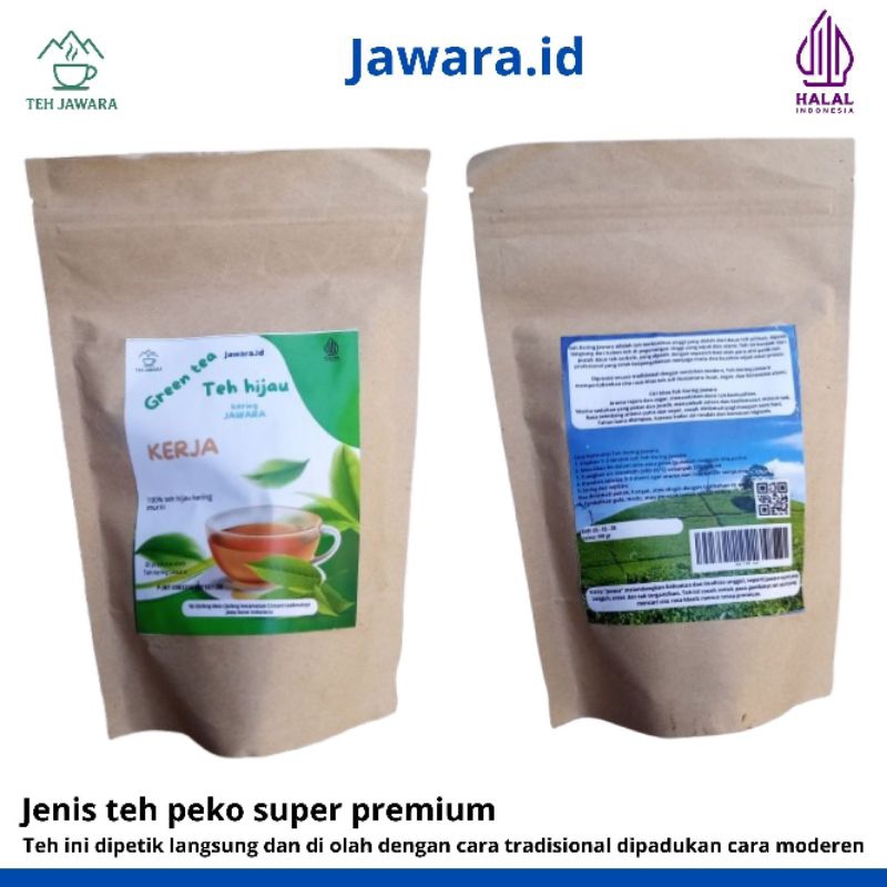 

teh hijau kering jawara taraju bojonggambir peko gp green tea