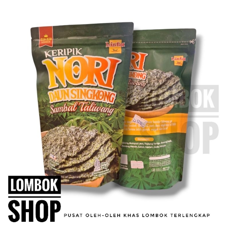 

Keripik Nori Daun Singkong Sambal Taliwang Khas Lombok Kualitas Terbaik 75 Gram