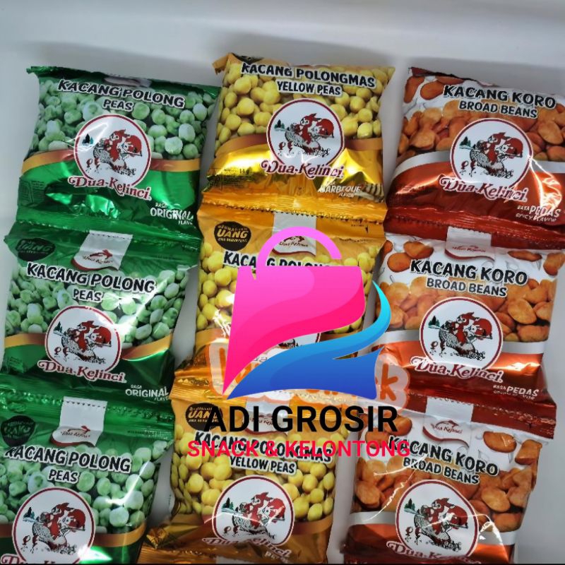 

DUA KELUNCI Aneka Kacang Berbagai Rasa 1 Renceng Isi 10 Pcs