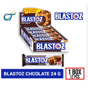 

Snack Coklat Blastoz Crispy - Makanan Ringan Cokelat Viral - 1 dus isi 12 pcs - SJY Shop
