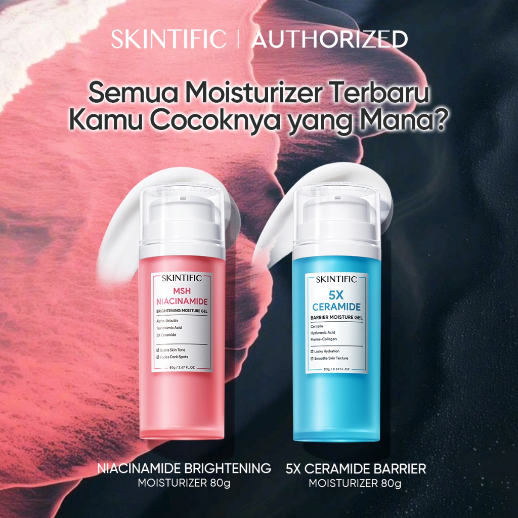 [SKINTIFIC AUTHORIZED] Big Size 80g Moisturizer Mel / Krim Wajah / Moisturizer Mencerahkan / Cream s