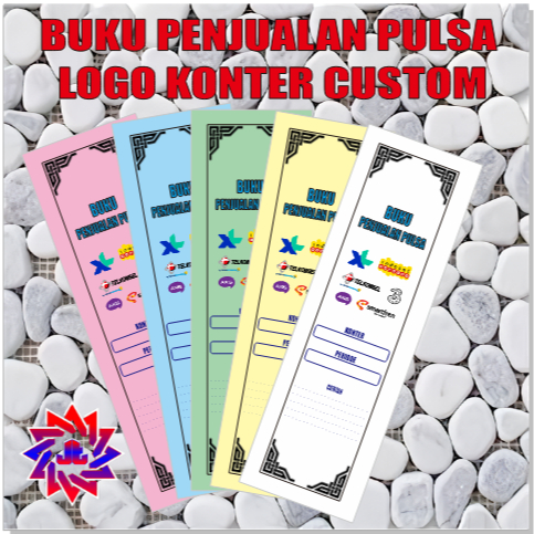 

Buku rekap penjualan pulsa - Buku penjualan pulsa - Buku penjualan konter - Buku konter