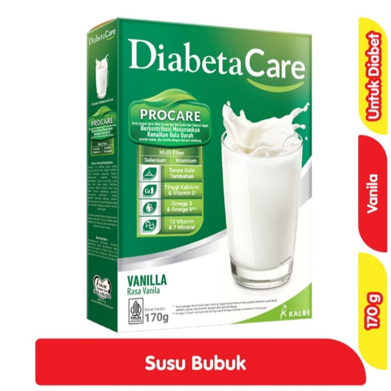 

Diabetacare Susu Bubuk Diabetes Rasa Vanila 170 g