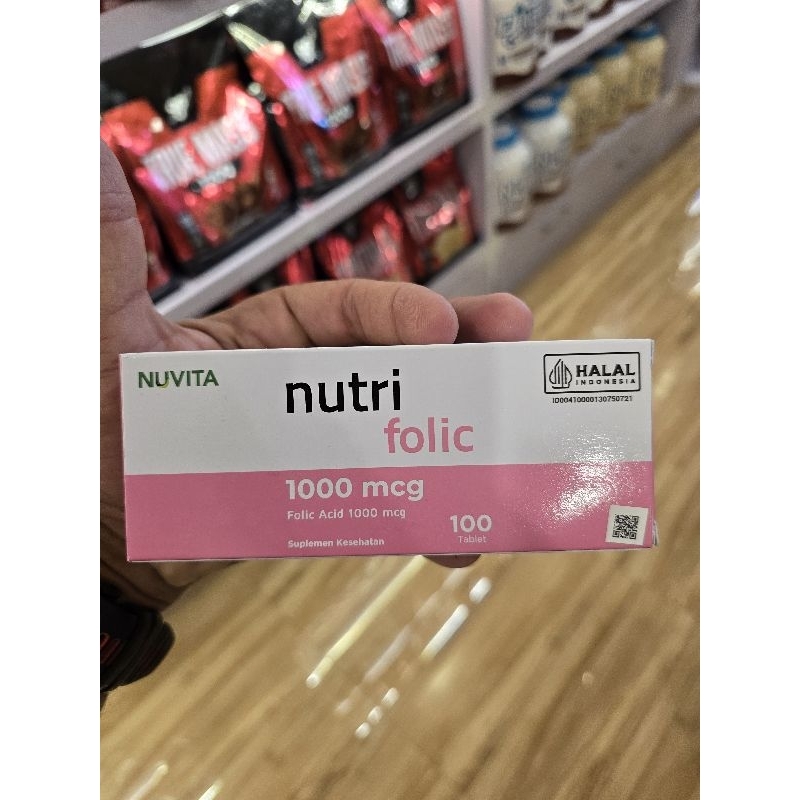 nuvita nutri folic 1000 mcg 100 tab suplemen ibu hamil bkn asam folat