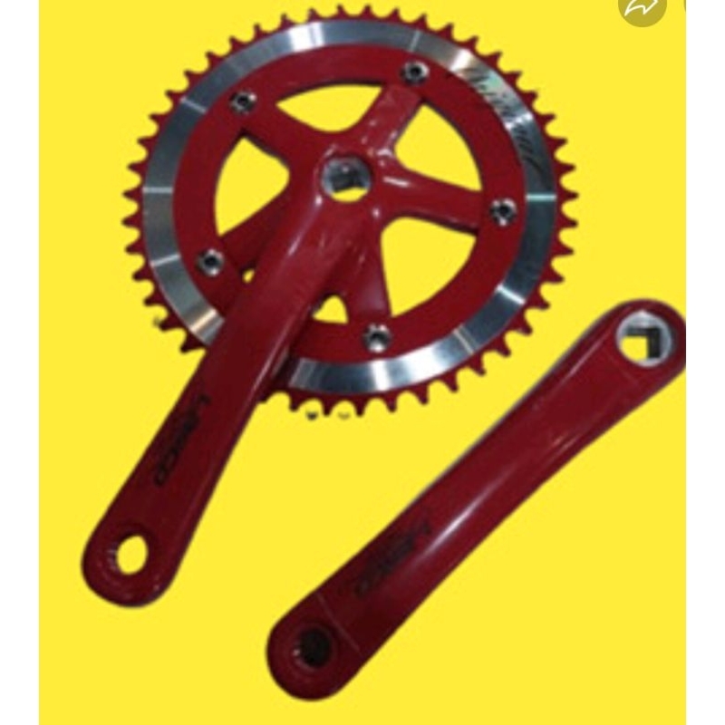 Crank sepeda fixie 46t merk lasco baru