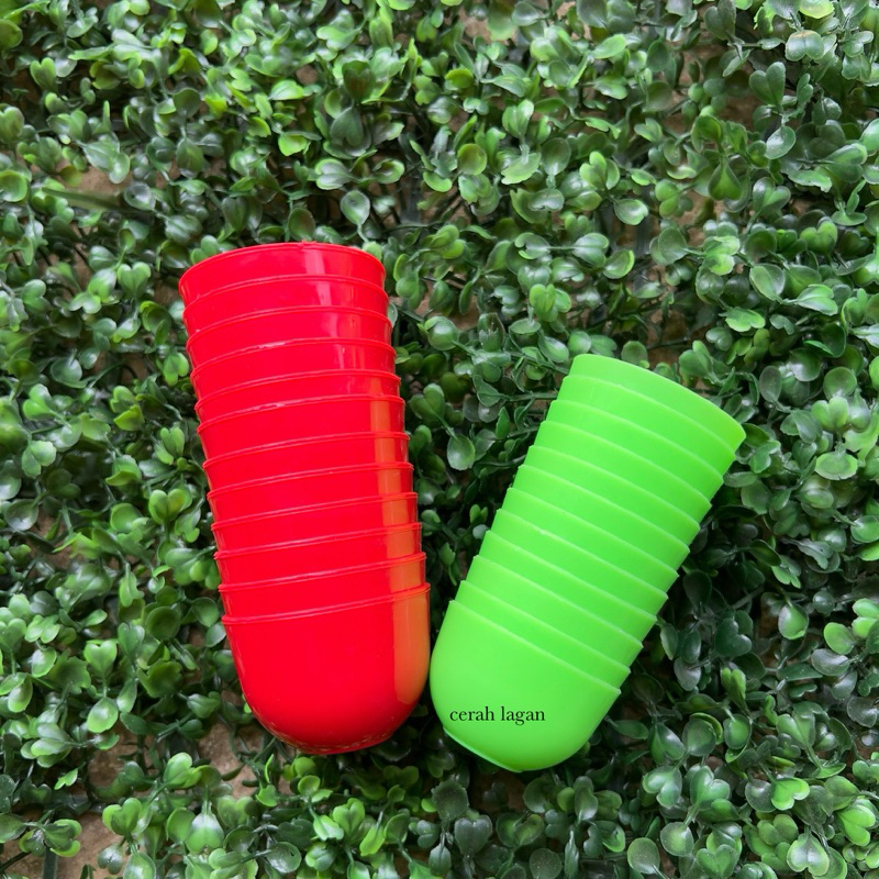 Mangkok Mini plastik tempat sambal (12pc)/cetakan kue talam